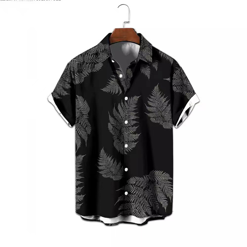 Men's Casual Button Down Short Sleeve Shirt
