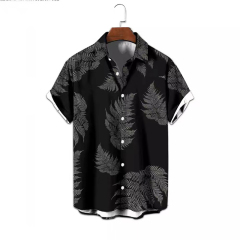 Men's Casual Button Down Short Sleeve Shirt