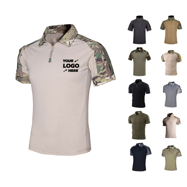 T-shirt Tactique Manches Courtes – Séchage Rapide – Homme – Pour Paintball, Airsoft, Outdoor – Neuf