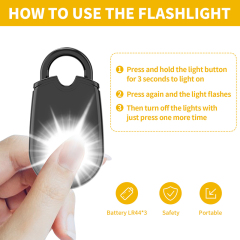Personal Safety Alarm With LED Lights