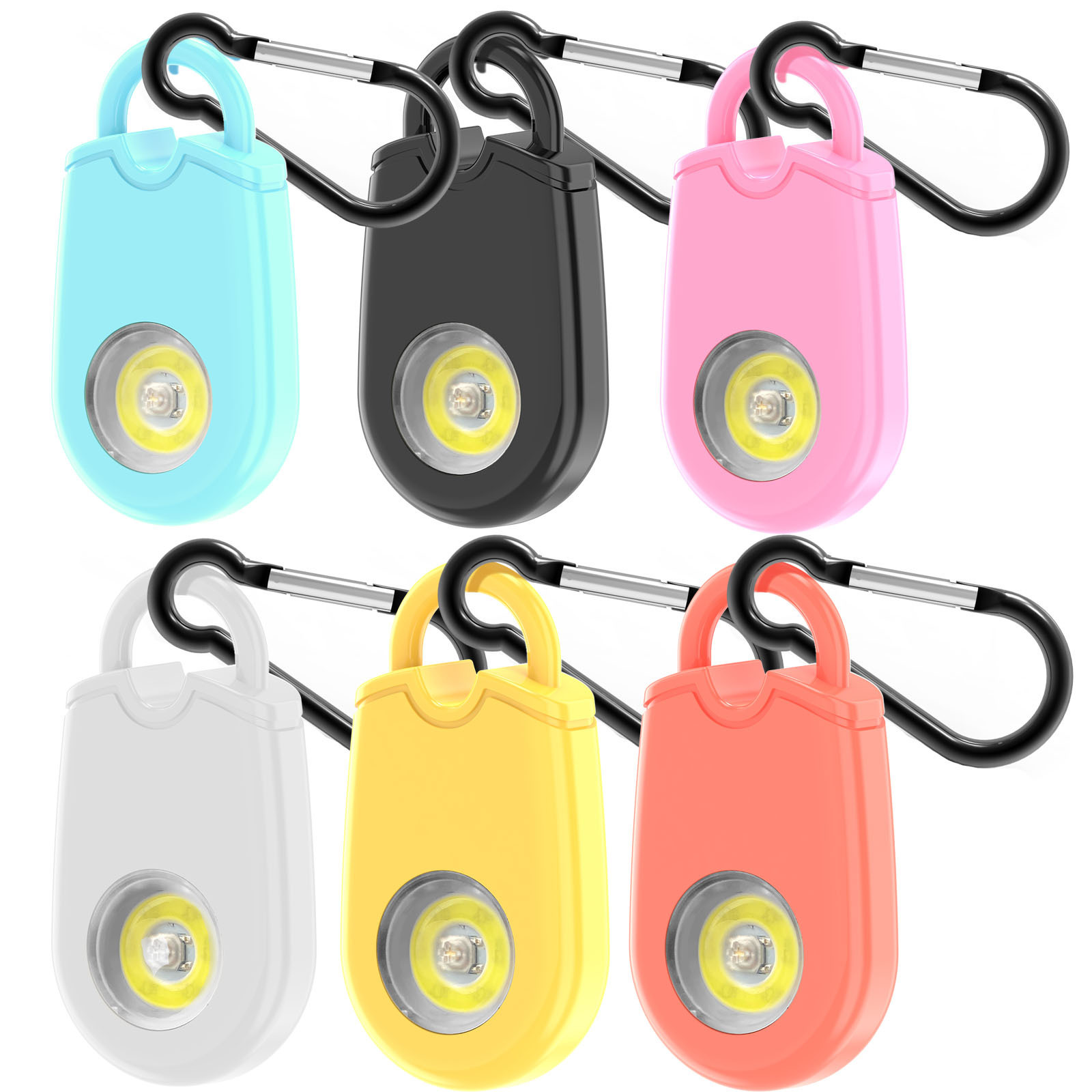Personal Safety Alarm With LED Lights