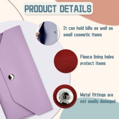 Pu Leather Envelope Wallet