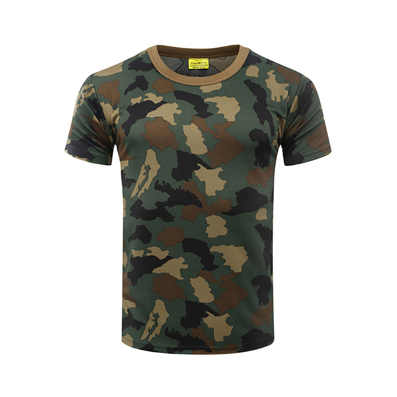 Quick Dry Workout Crewneck Sports Tee Shirt