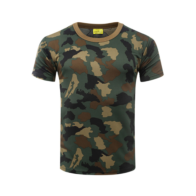 Quick Dry Workout Crewneck Sports Tee Shirt