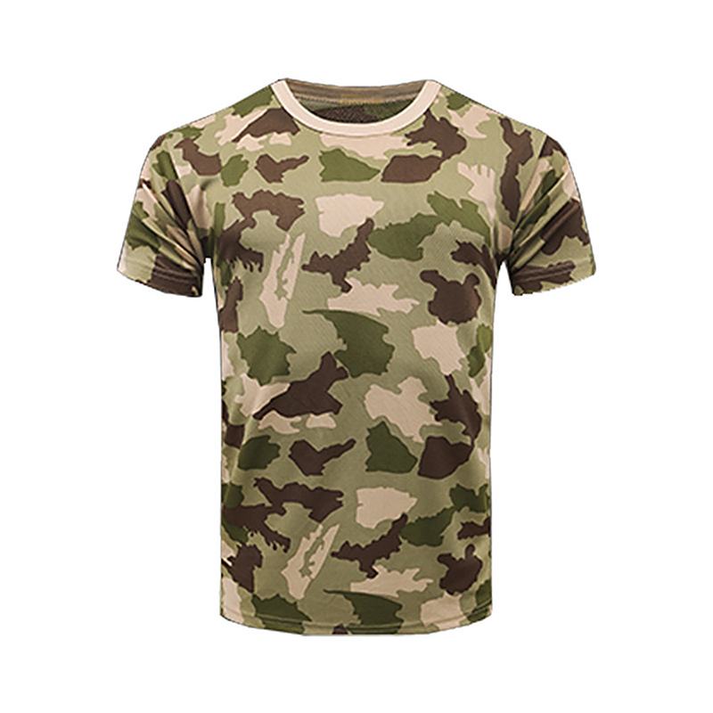 Quick Dry Workout Crewneck Sports Tee Shirt