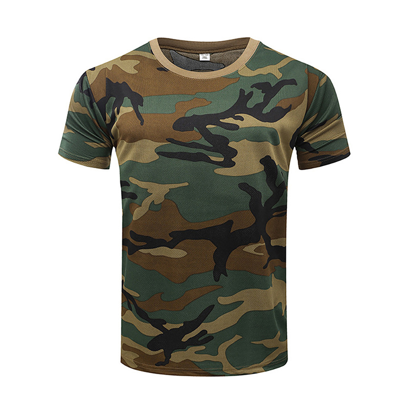 Quick Dry Workout Crewneck Sports Tee Shirt