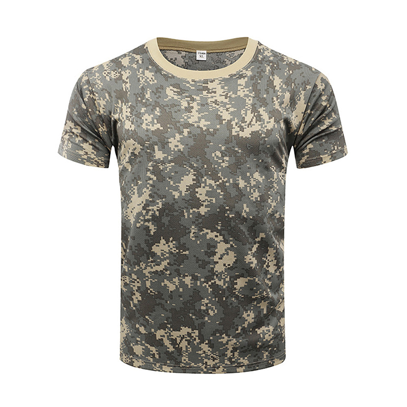 Quick Dry Workout Crewneck Sports Tee Shirt