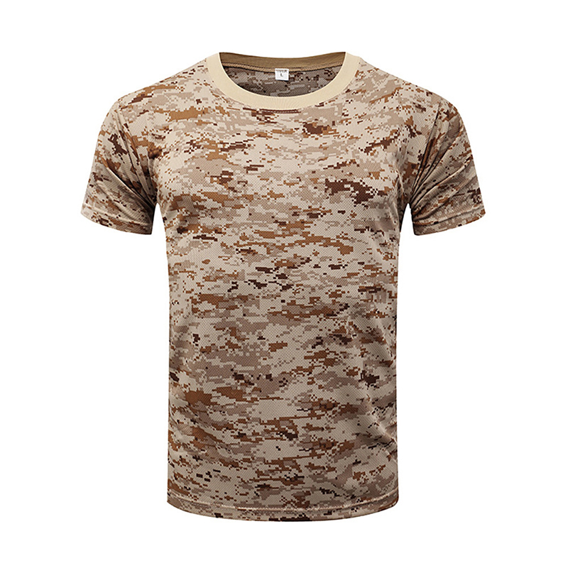 Quick Dry Workout Crewneck Sports Tee Shirt