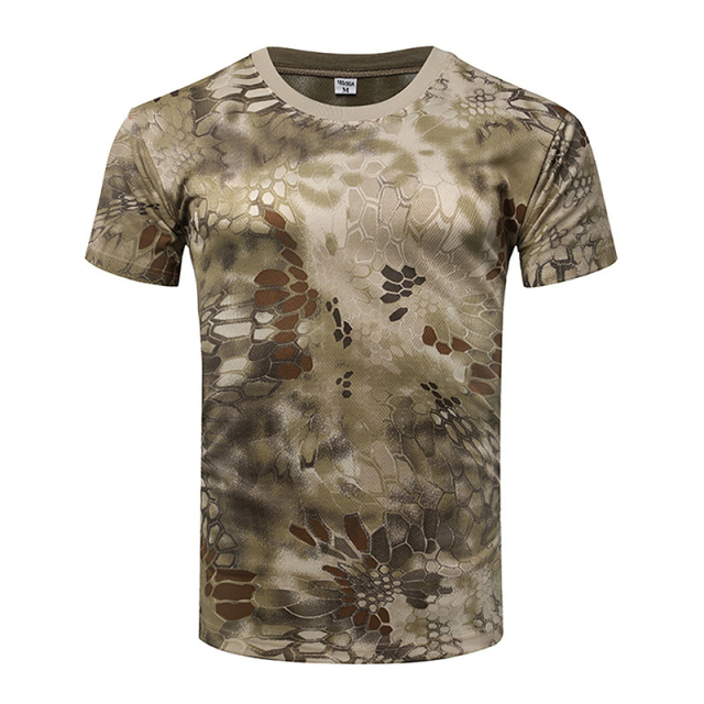 Quick Dry Workout Crewneck Sports Tee Shirt