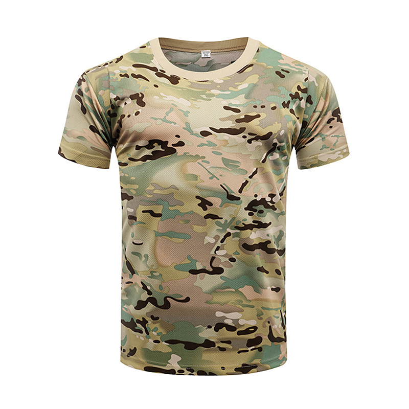 Quick Dry Workout Crewneck Sports Tee Shirt