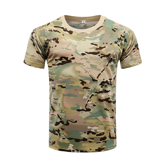 Quick Dry Workout Crewneck Sports Tee Shirt
