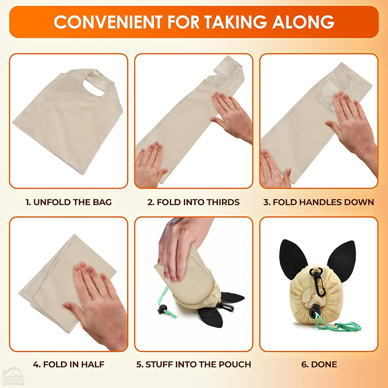 Reusable Collapsible  Grocery Bags