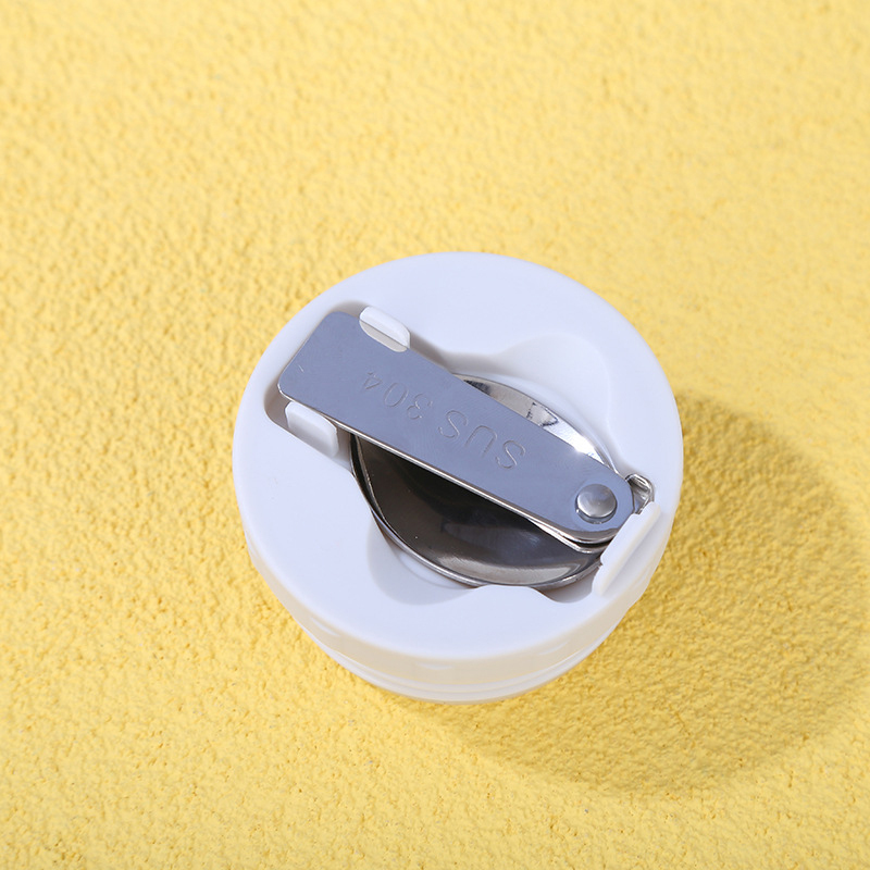 Stainless Steel Food Jar With Spoon