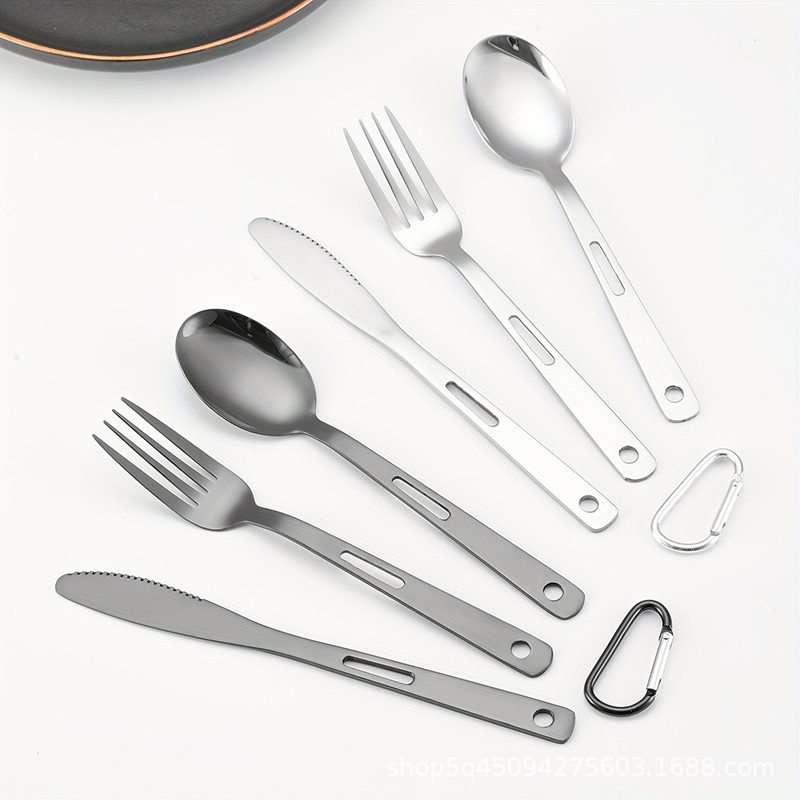 3 Piece Stainless Steel Travel Cutlery Set