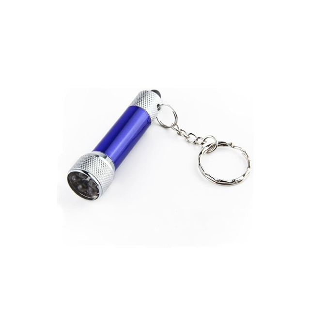 5 Bulb LED Flashlight With  Keyring