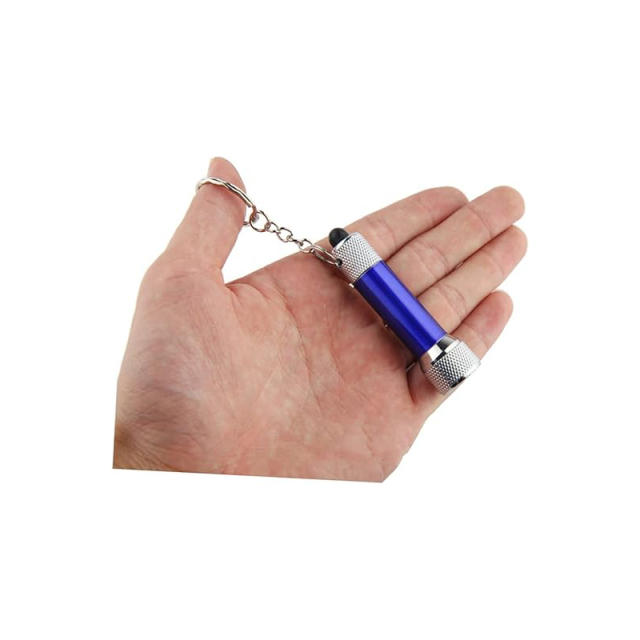 5 Bulb LED Flashlight With  Keyring