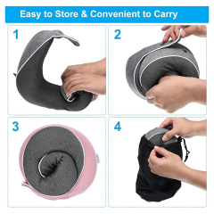 Foldable U-Shape Travel Neck Pillow