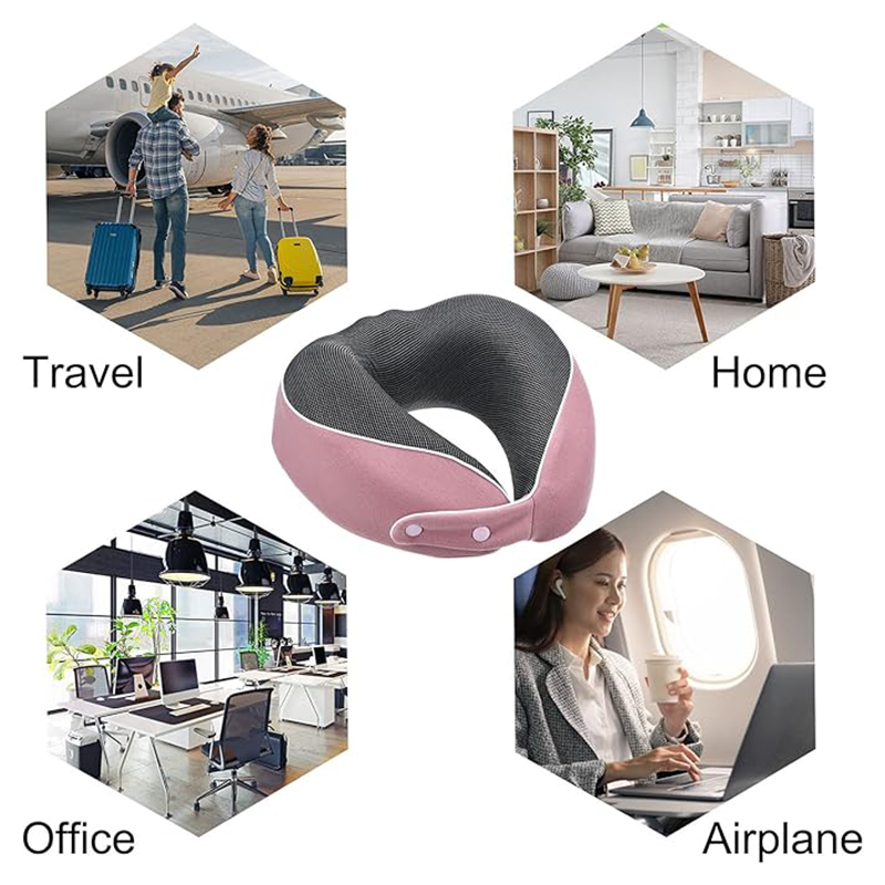 Foldable U-Shape Travel Neck Pillow