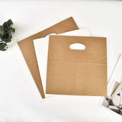 Punched Kraft Paper Tote Bag