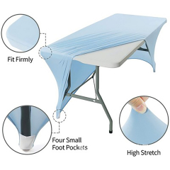 Rectangular Fitted Stretch Table Covers