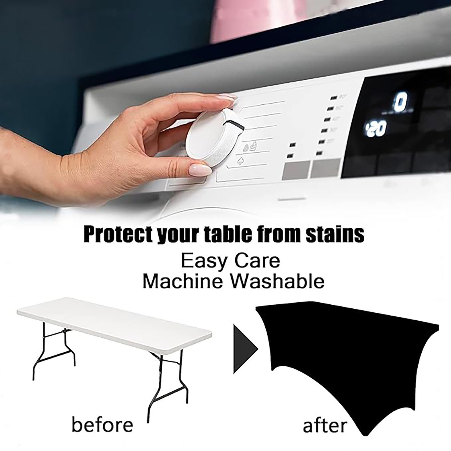 Rectangular Fitted Stretch Table Covers