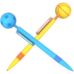 Retractable Ball Shape Ballpoint Pens