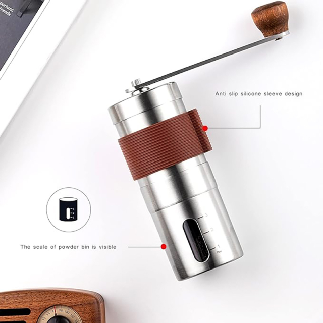 Stainless Steel Manual Coffee Grinder