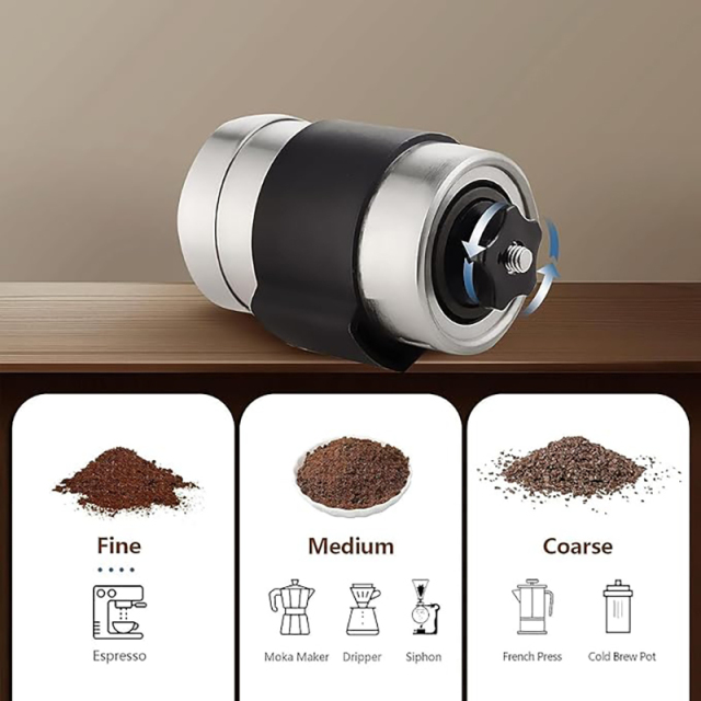 Stainless Steel Manual Coffee Grinder