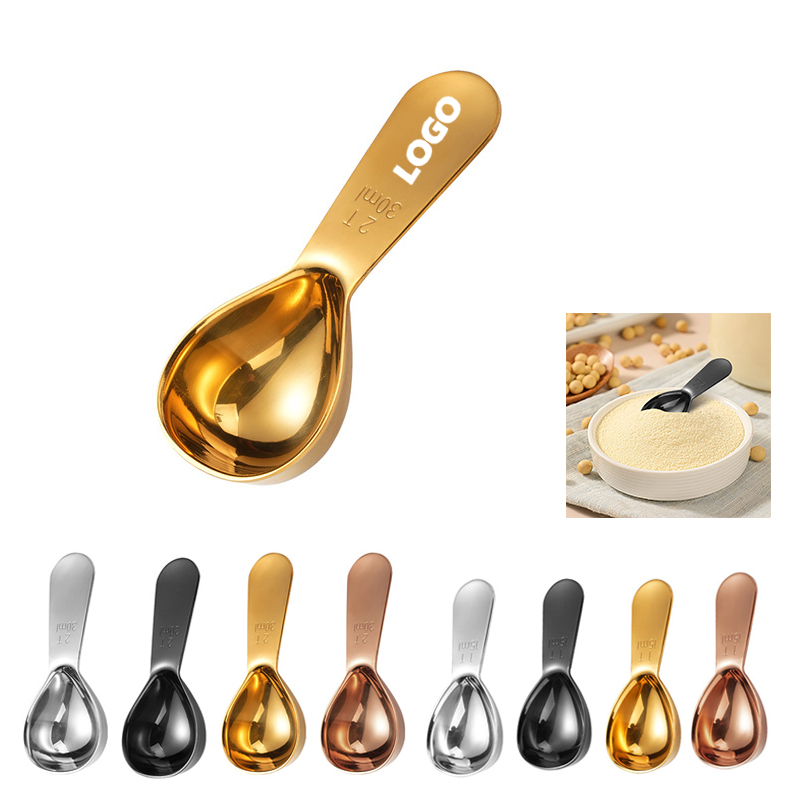 Dual-End Coffee Scoop And Tamper - Stainless Steel, 14.5cm, For Measuring And Tamping Espresso - View #8