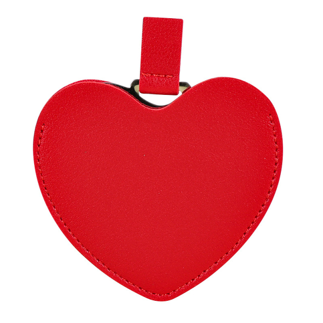 Stainless Steel Mini Mirror With PU Leather Cover