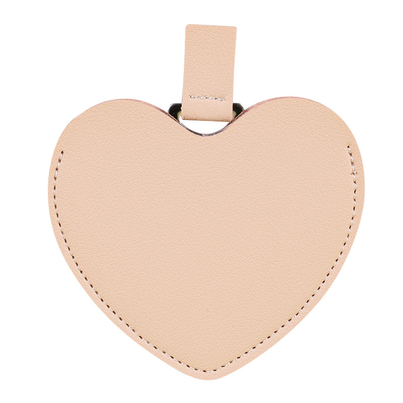 Stainless Steel Mini Mirror With PU Leather Cover