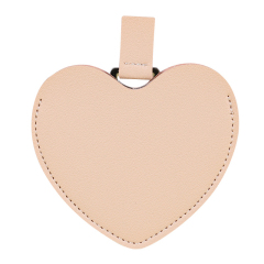 Stainless Steel Mini Mirror With PU Leather Cover