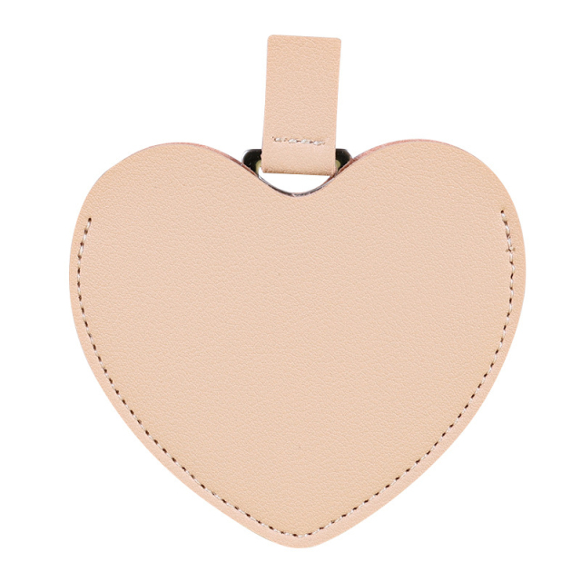 Stainless Steel Mini Mirror With PU Leather Cover