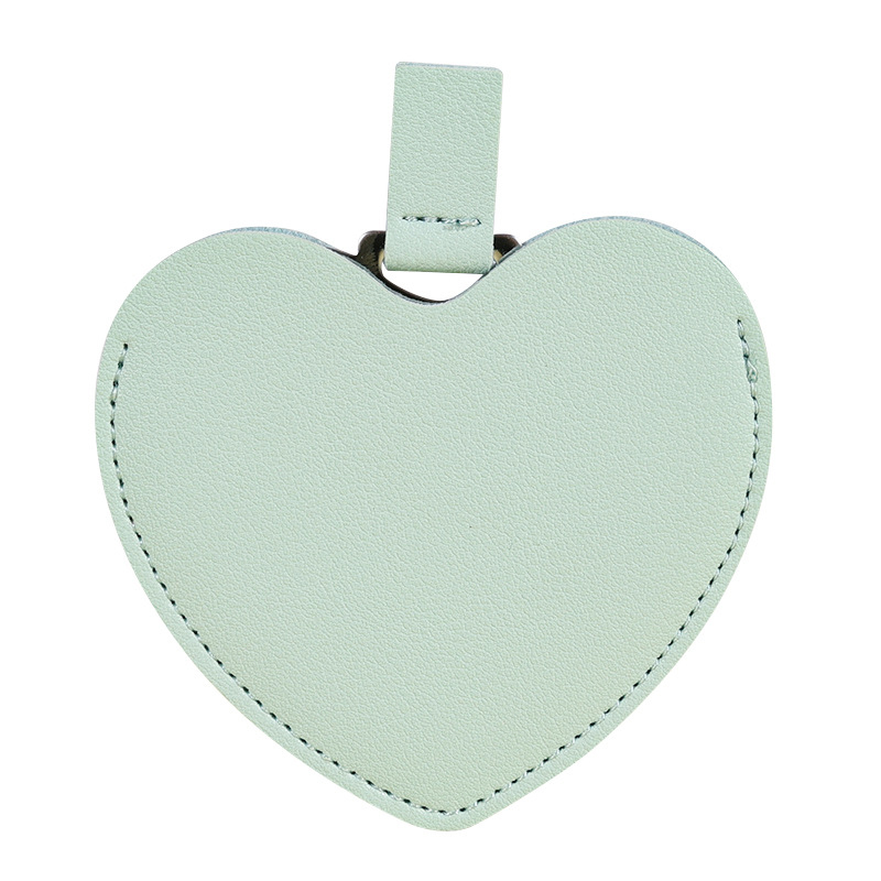 Stainless Steel Mini Mirror With PU Leather Cover