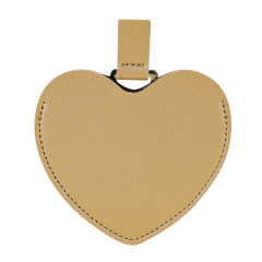 Stainless Steel Mini Mirror With PU Leather Cover