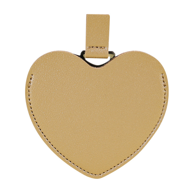Stainless Steel Mini Mirror With PU Leather Cover