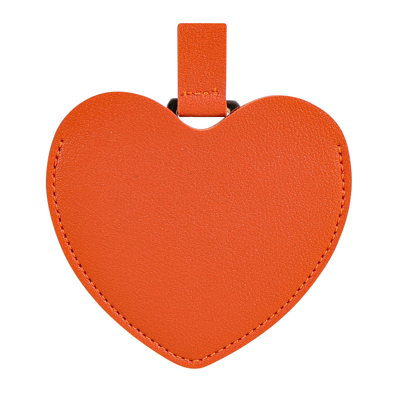Stainless Steel Mini Mirror With PU Leather Cover