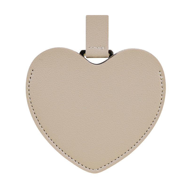 Stainless Steel Mini Mirror With PU Leather Cover