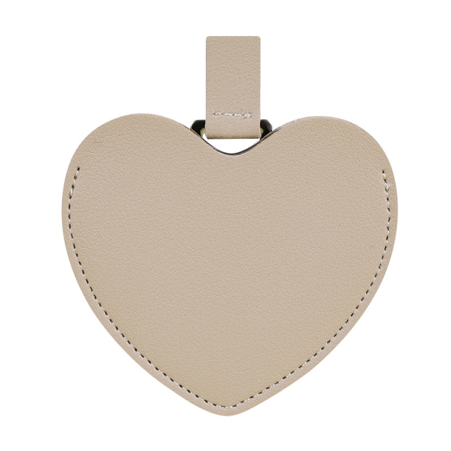 Stainless Steel Mini Mirror With PU Leather Cover
