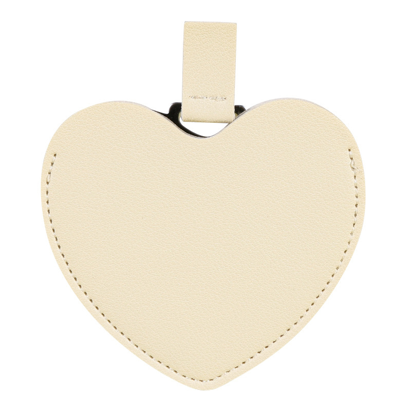 Stainless Steel Mini Mirror With PU Leather Cover