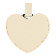 Stainless Steel Mini Mirror With PU Leather Cover