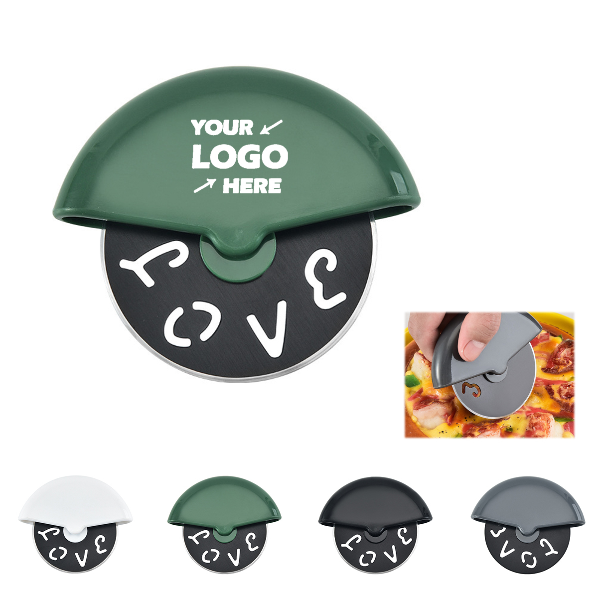 Stainless Steel Pizza Cutter With Anti-rust Round