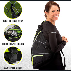 Sturdy Oxford Fabric Racket Bag For Sports Equipment