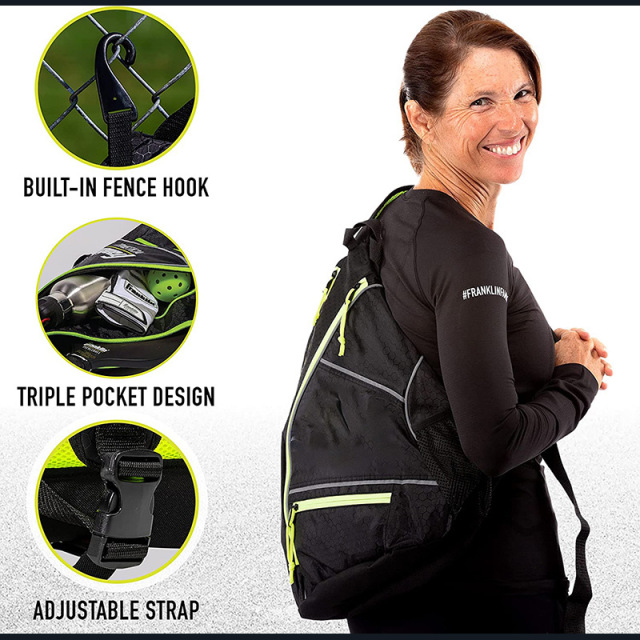 Sturdy Oxford Fabric Racket Bag For Sports Equipment