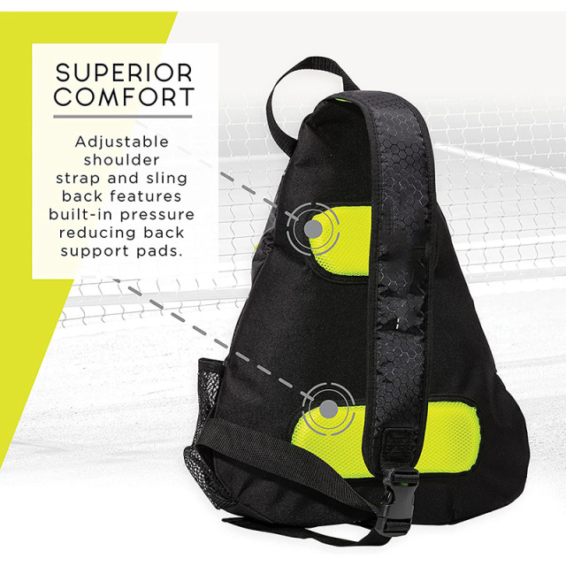 Sturdy Oxford Fabric Racket Bag For Sports Equipment