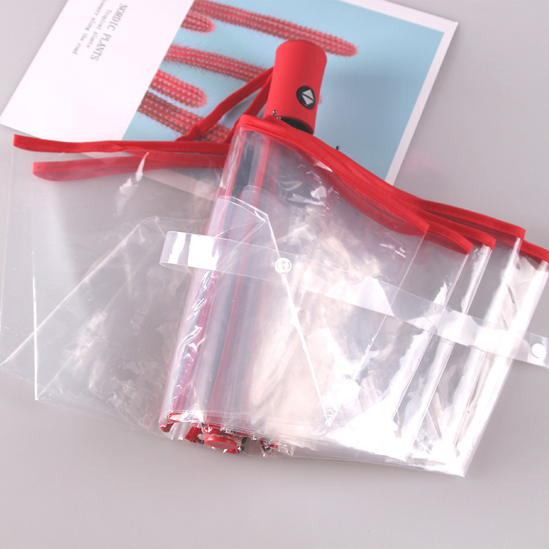 Transparent Folding Full Automatic Umbrella