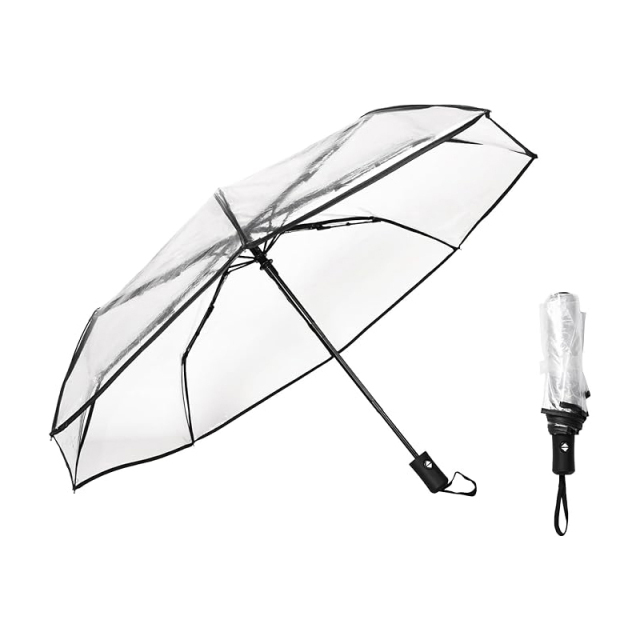 Transparent Folding Full Automatic Umbrella