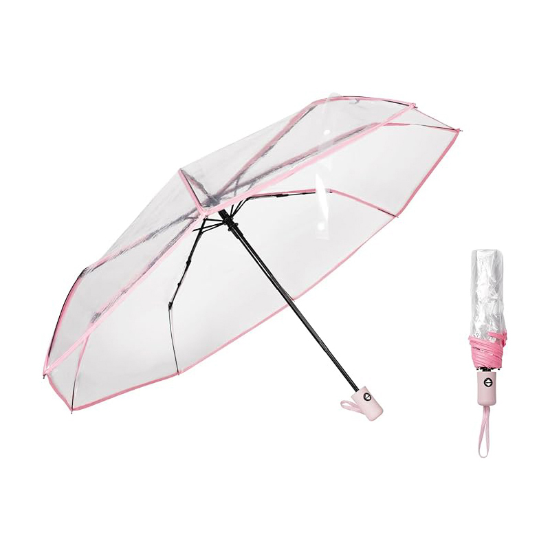 Transparent Folding Full Automatic Umbrella