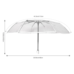 Transparent Folding Full Automatic Umbrella