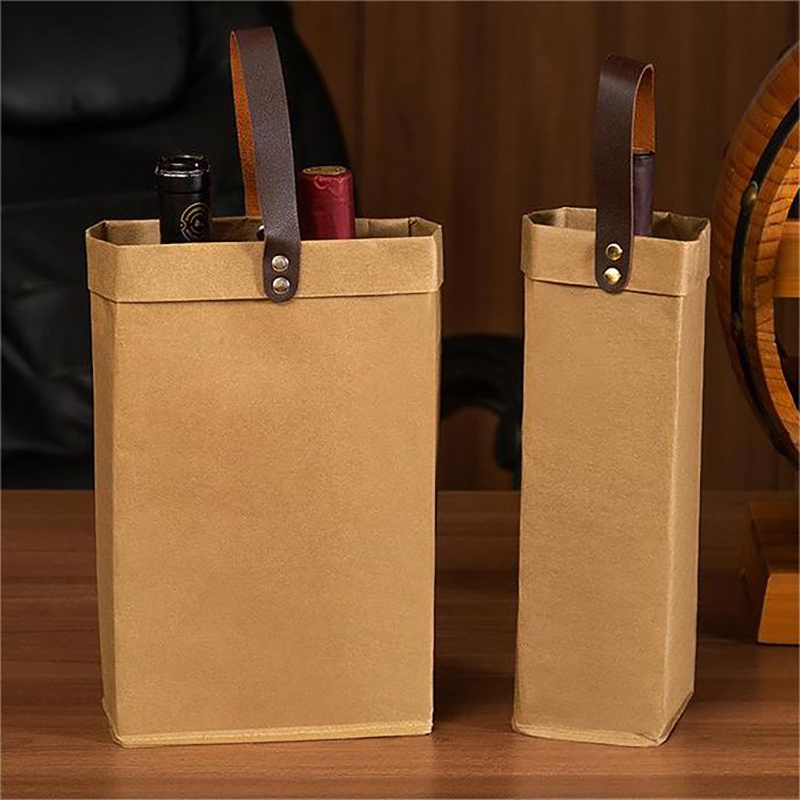 2 Pcs Wine Carrier Tote Bag